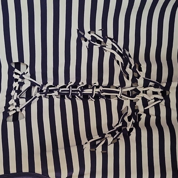 Jean Paul Gaultier for Target - Black and White Striped Tank Top sz M - Picture 6 of 12